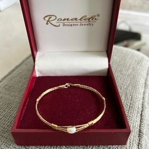 Ronaldo Designed Guardian Angel Bracelet Pearl